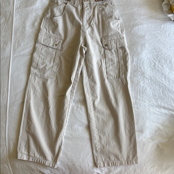 Aelfric Eden Pants - Aelfric Eden Light Beige Cargo Pants with Utility Pockets